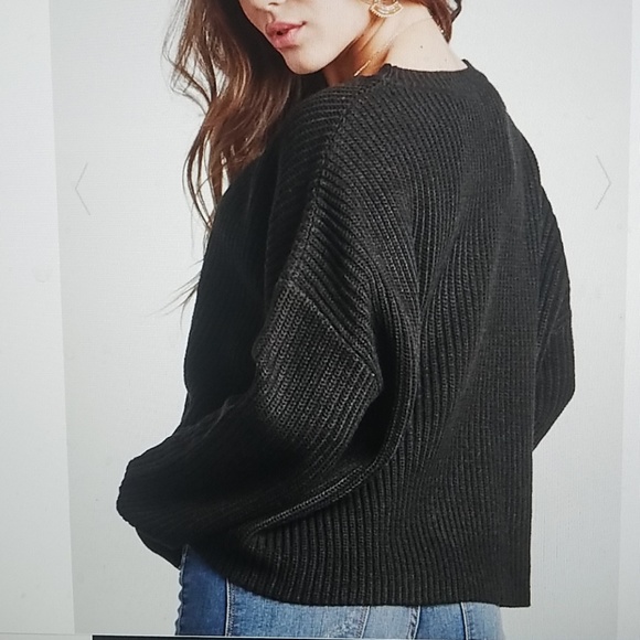 Round Neck Long Sleeves Sweater - Picture 3 of 8